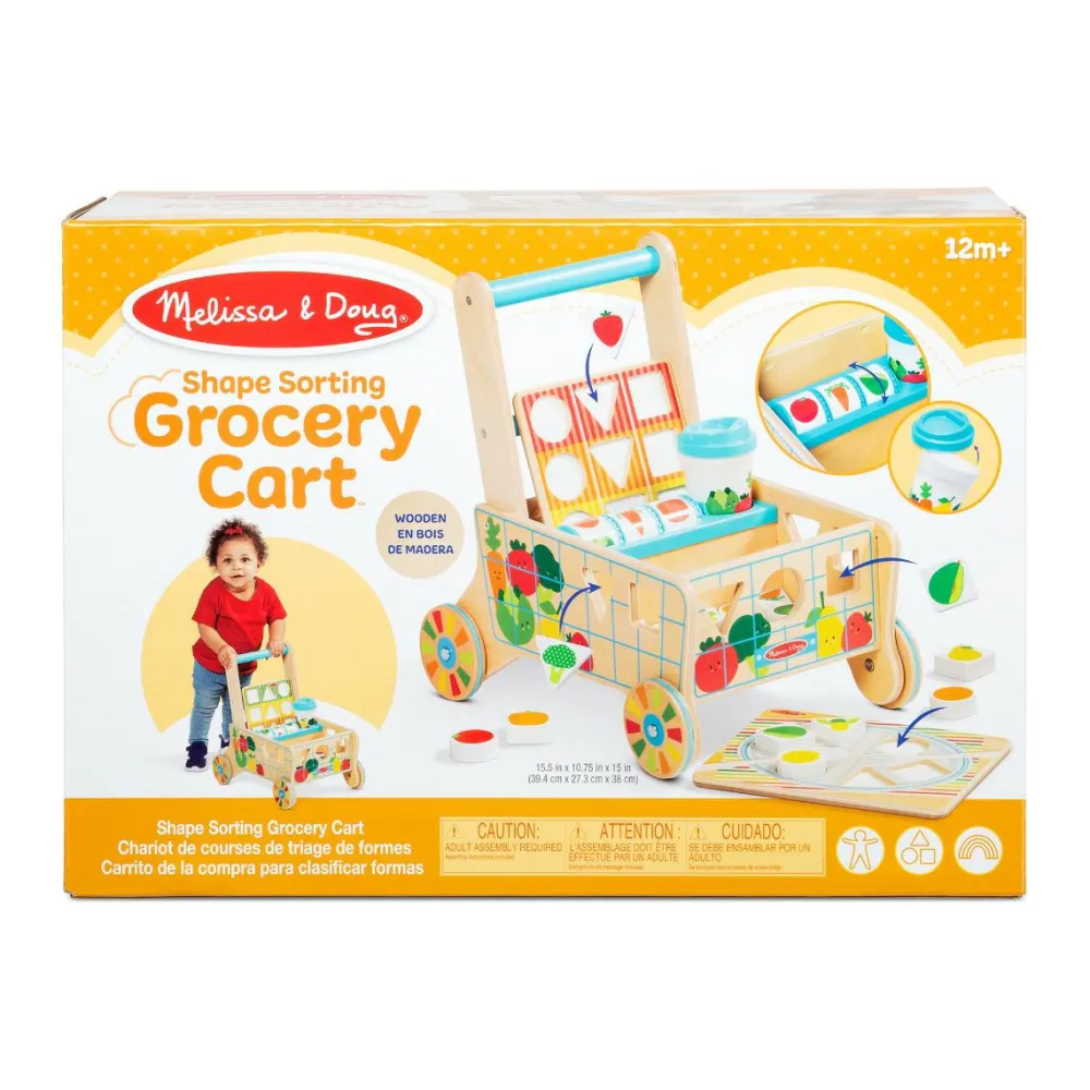 Melissa & Doug Gåvogn/indkøbsvogn med aktiviteter| Rolleleg|Tumlinge Legetøj