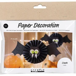 Creativ Company Halloween-pose - Papir-flagermus, 2 stk| Halloween