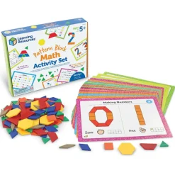 Learning Resources Hands-on matematik - Mønstre| Logik & Talforståelse|Stem Læringslegetøj