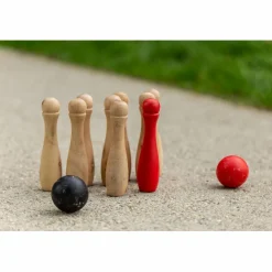 Havespil - Bowling (sort/rød)| Udeleg