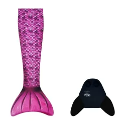 Havfruehale - Hale + monofinne, Pink (M + L)| Voksenværk|Svømmeudstyr