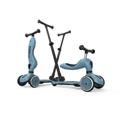Scoot & Ride Highwaykick 1 Push and Go - Steel| Løbehjul|Løbecykler