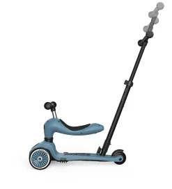 Scoot & Ride Highwaykick 1 Push and Go - Steel| Løbehjul|Løbecykler