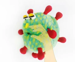 Beleduc Hånddukken Breezy - Lær om virus|Børn Sprog & Leg|Naturvidenskab