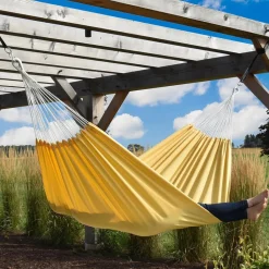 Hængekøje dobbelt (polyester) - Yellow|Børn Mindfulness For Børn