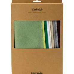 Creativ Company Hobbyfilt A4 - Natur, 10 ark| Jul