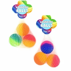Hoppebolde Ø4,5 cm - Neon, 3 stk| Bolde