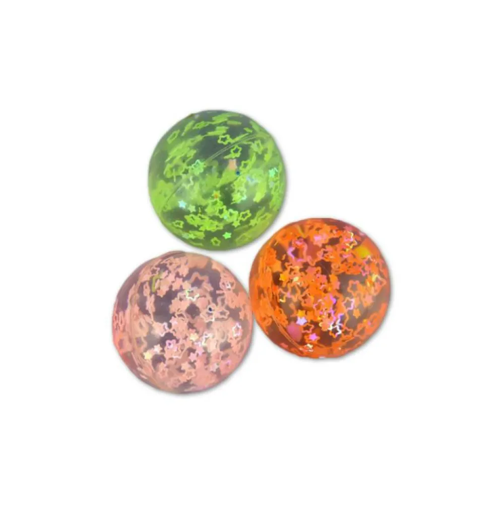 Hoppebolde Ø 4,5 cm - Stjerner, 3 stk| Bolde
