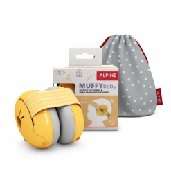 Høreværn Muffy Baby 1-3 år - Gul|Børn Høreværn|Børnesikkerhed