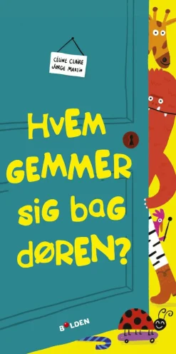 Forlaget Bolden Hvem gemmer sig bag døren?|Børn Børnebøger