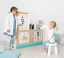 Beleduc 2-i-1 lægeklinik til mennesker og dyr| Rolleleg