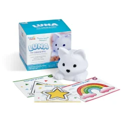 Learning Resources 2-i-1 natlampe og åndedrætsguide, Luna|Børn Anti-Stress Ting|Til Børneværelset