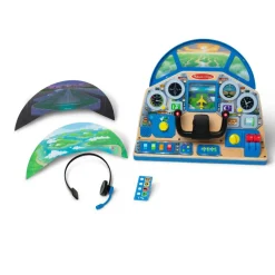 Melissa & Doug Interaktivt cockpit| Rolleleg|Interaktivt Legetøj