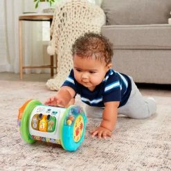 vtech 2-i-1 rullende tromme med lys og lyd| Babylegetøj|Tumlinge Legetøj
