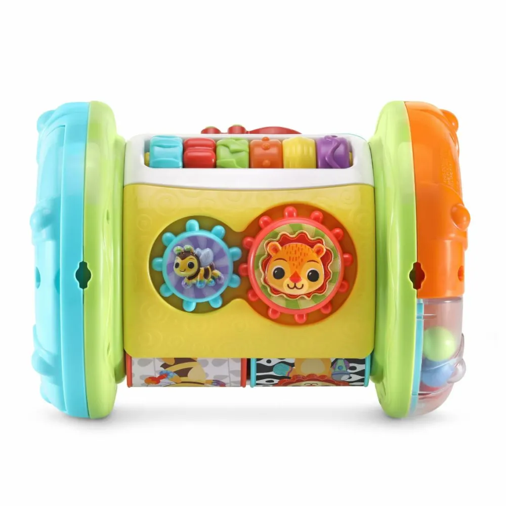 vtech 2-i-1 rullende tromme med lys og lyd| Babylegetøj|Tumlinge Legetøj