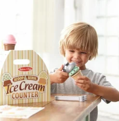 Melissa & Doug Iscafé i træ| Legekøkken & Legemad