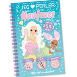 Forlaget Bolden Jeg (elsker) perler - Havfruer| Tegne- & Malegrej