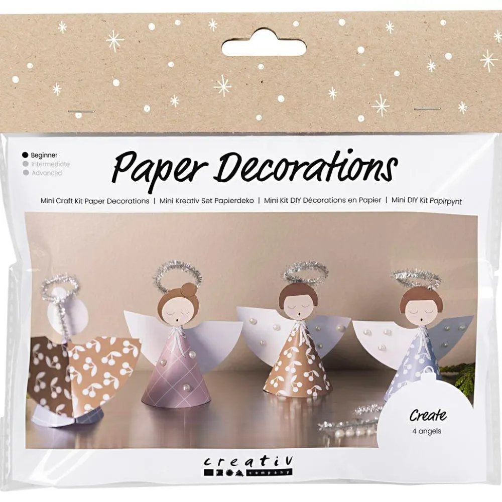 Creativ Company Julepose - Juleengle af papir| Jul
