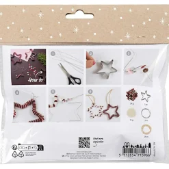 Creativ Company Julepose - Julestjerner m. perler & pailetter| Jul