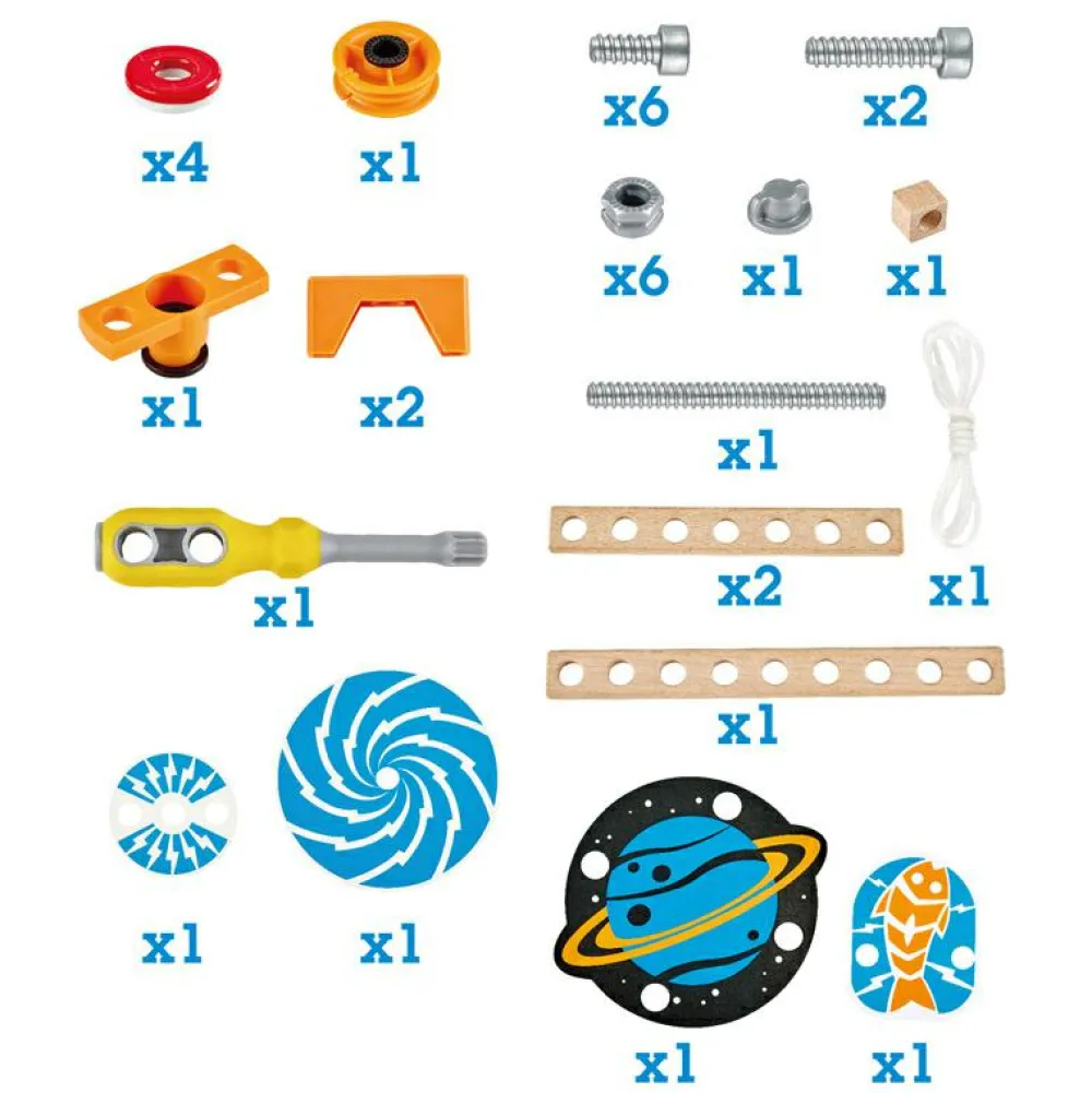 Hape Junior Opfinder - Magnetiske eksperimenter| Stem Læringslegetøj|Naturvidenskab