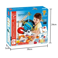 Hape Junior Opfinder - Magnetiske eksperimenter| Stem Læringslegetøj|Naturvidenskab