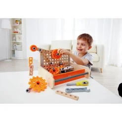 Hape Junior Opfinder - Værktøjskasse m. eksperimenter| Stem Læringslegetøj|Naturvidenskab