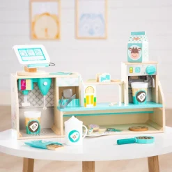 Melissa & Doug Kaffebar i træ, 35 dele| Legekøkken & Legemad