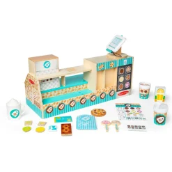Melissa & Doug Kaffebar i træ, 35 dele| Legekøkken & Legemad
