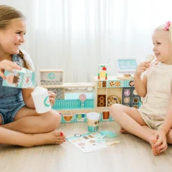 Melissa & Doug Kaffebar i træ, 35 dele| Legekøkken & Legemad