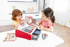 Hape Kasseapparat m. lyd og lys, 23 dele| Sprog & Leg|Rolleleg