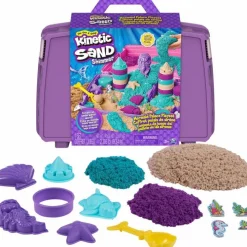 Kinetic Sand ® - Havfruens magiske sandpalads|Børn Taktil / Følesans|Anti-Stress Ting