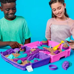 Kinetic Sand ® - Havfruens magiske sandpalads|Børn Taktil / Følesans|Anti-Stress Ting