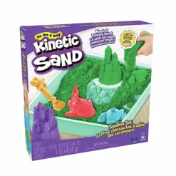 Kinetic Sand ®  - Sandbox grøn, 454 gram|Børn Taktil / Følesans|Anti-Stress Ting