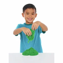 Kinetic Sand ®  - Sandbox grøn, 454 gram|Børn Taktil / Følesans|Anti-Stress Ting