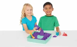 Kinetic Sand ®  - Sandbox lilla, 454 gram|Børn Taktil / Følesans|Anti-Stress Ting