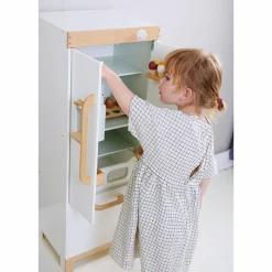 Tender Leaf Køle-fryseskab, 15 dele| Trælegetøj|Legekøkken & Legemad