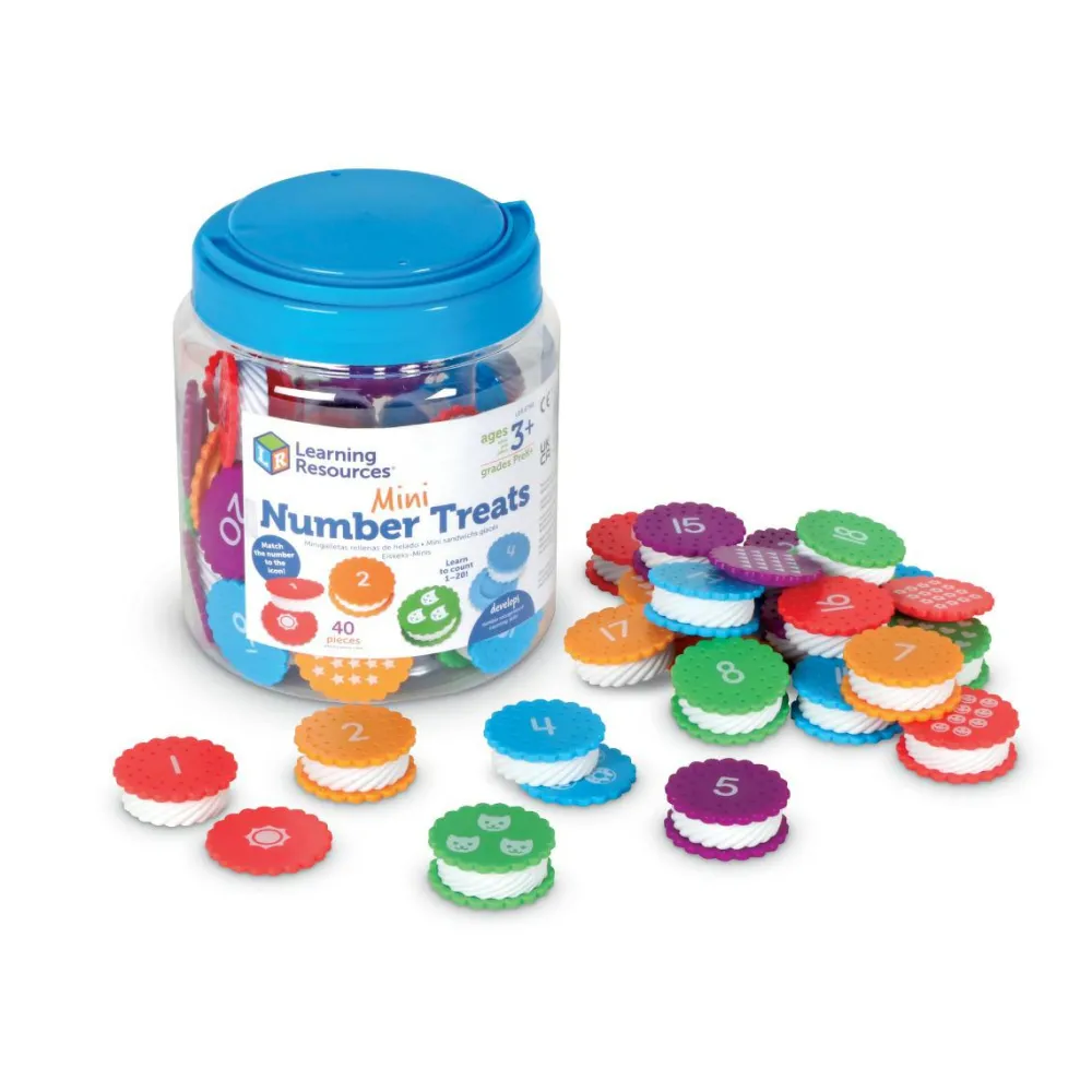 Learning Resources Klik & Lær - Cookies| Matematik & Leg|Sorterings- & Stablelegetøj