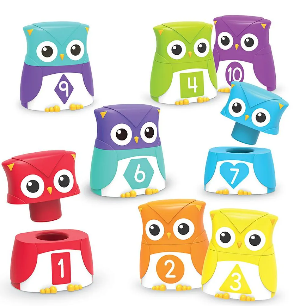 Learning Resources Klik & Lær - Ugler| Logik & Talforståelse|Finmotorik