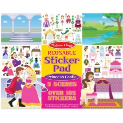 Melissa & Doug Klistermærkebog - Prinsesseslot| Tegne- & Malegrej