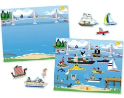 Melissa & Doug Klistermærkebog - Transport| Legetøj Til Ferien|Tegne- & Malegrej