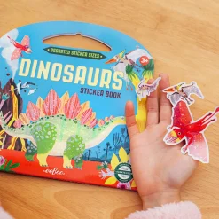 eeBoo Klistermærker - Dinosaurer, 200+ stk| Dinosaur Legetøj|Tegne- & Malegrej
