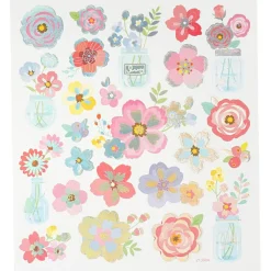 Creativ Company Klistermærker - Forårsblomster, 1 ark| Påske|Tegne- & Malegrej