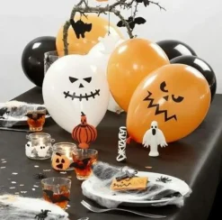 Creativ Company Klistermærker - Halloween ansigter, 1 ark| Halloween|Tegne- & Malegrej