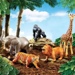 Learning Resources Kæmpe jungledyr, 5 stk| Tumlinge Legetøj|Dyrefigurer