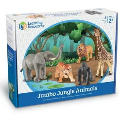 Learning Resources Kæmpe jungledyr, 5 stk| Tumlinge Legetøj|Dyrefigurer