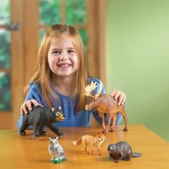 Learning Resources Kæmpe skovdyr, 5 stk| Dyrefigurer
