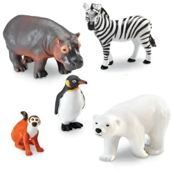 Learning Resources Kæmpe zoodyr, 5 stk| Tumlinge Legetøj|Dyrefigurer