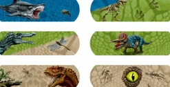 Spiegelburg Kompetenceplaster - Dinosaurer, 10 stk|Børn Børnesikkerhed