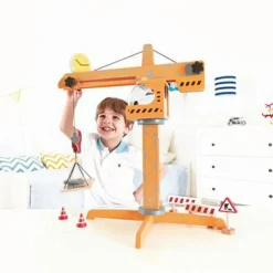 Hape Kran i træ, stor| Dukkehus & Legesæt