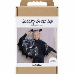 Creativ Company Kreapakke Halloween - Flagermuskappe & hårbøjle| Kreativ Leg|Halloween
